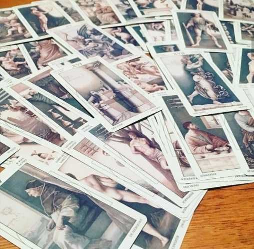 RARITATE Leonardo DA Vinci Set CARTI TAROT ed lim 2003 - SIGILAT