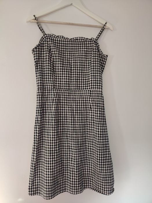 Rochie damă alb negru