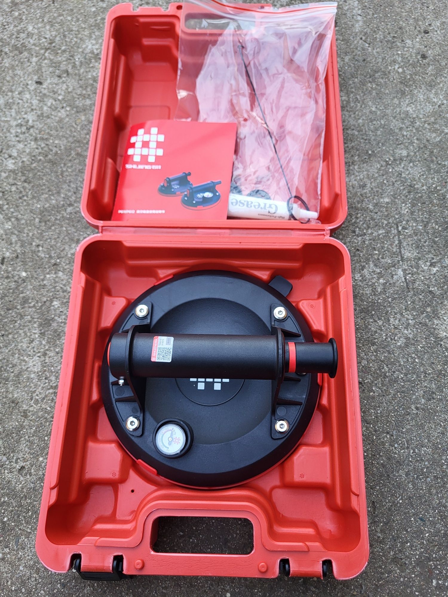 Вакуумна вендуза с манометър Shijing P611C