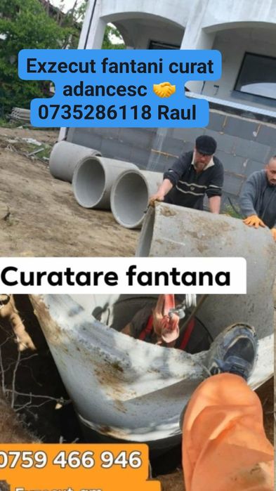 Curatare fantana