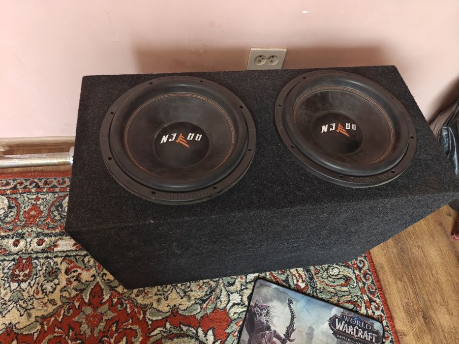 Сабвуфер саббуфер raven 12 x2