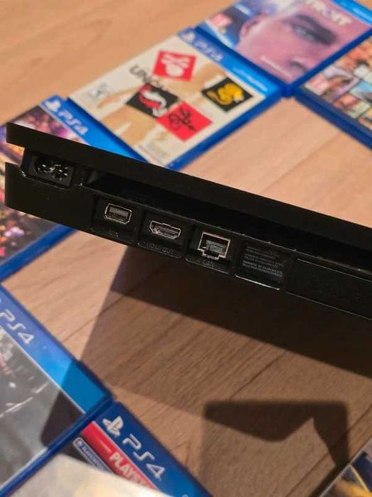 Set Playstation 4 Slim + Controller + 19 Jocuri | Cadou perfect