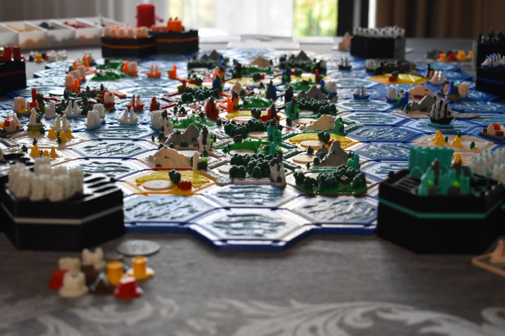 Настолна игра CATAN - Seafarers (3Д). РЪЧНА ИЗРАБОТКА!