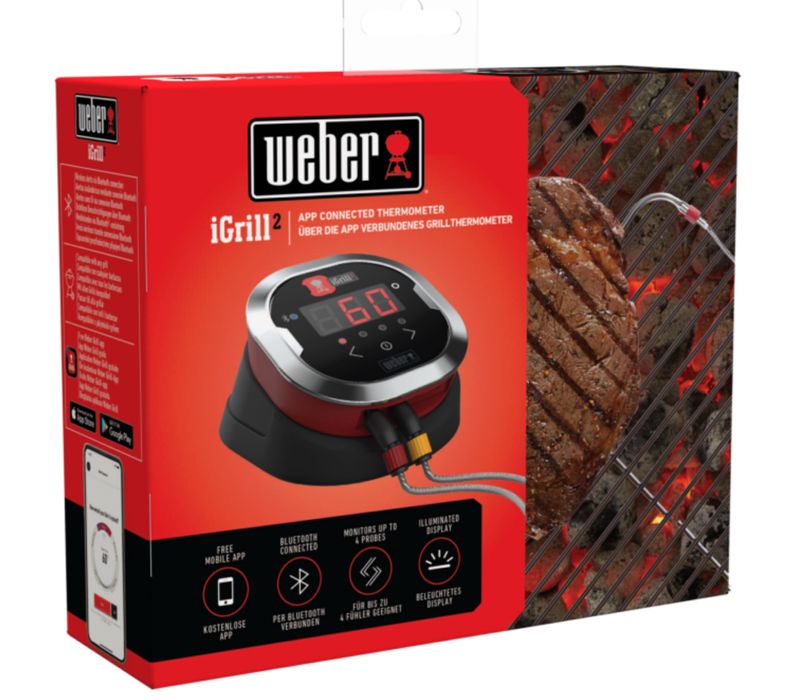 Термометър за барбекю Weber® iGrill 2