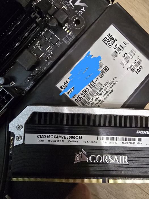 Материнская x470 проц, amd 2700x, ddr4 3000 c15