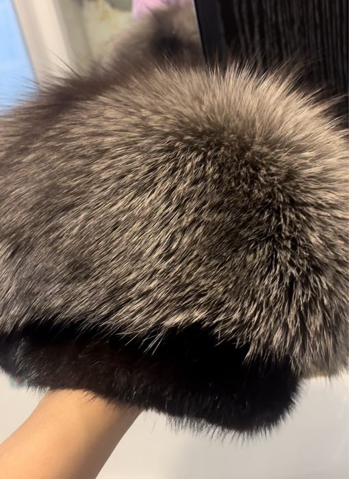 Норковая шапка в отличном состоянии