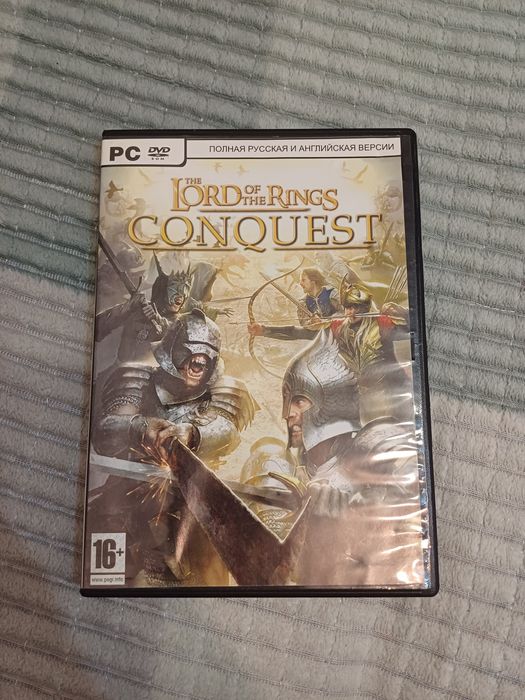 Продаю DVD диск с игрой The Lord of the rings conquest на пк