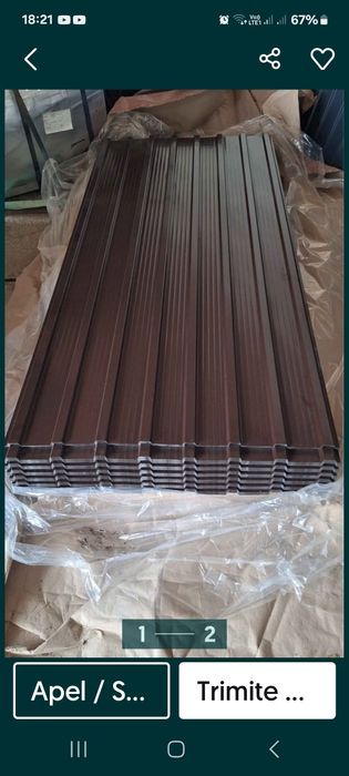 Tabla cutata pentru acoperiș