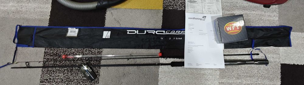 set lanseta Preston Dura Carp feeder+mulineta WFT (Ryobi) Ajima 4500