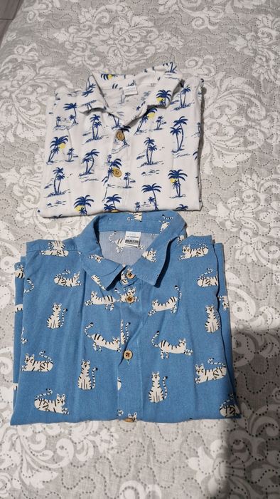 Set de 2 cămăși băieți mărimea 104/110