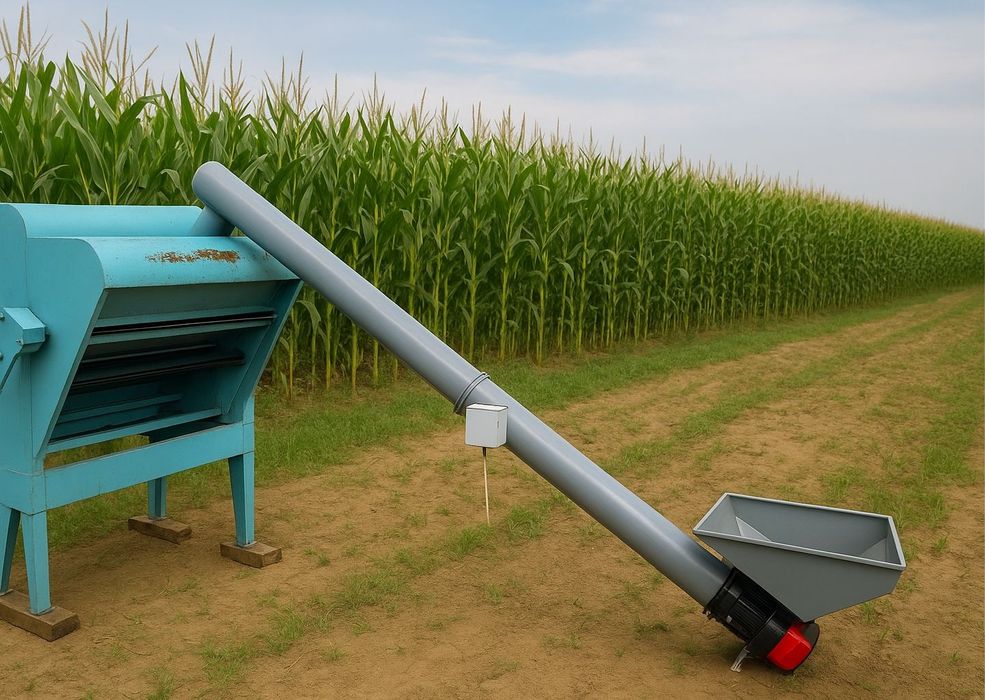 Vând mașină de tratat cereale și șnec de transfer cereale!