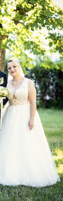 Rochie mireasa, A-line, marimea 38-40