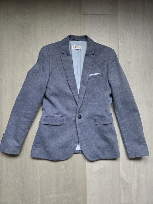 Sacou băieți H&M,albastru, 146 – ca nou, ideal pentru serbare/ Crăciun