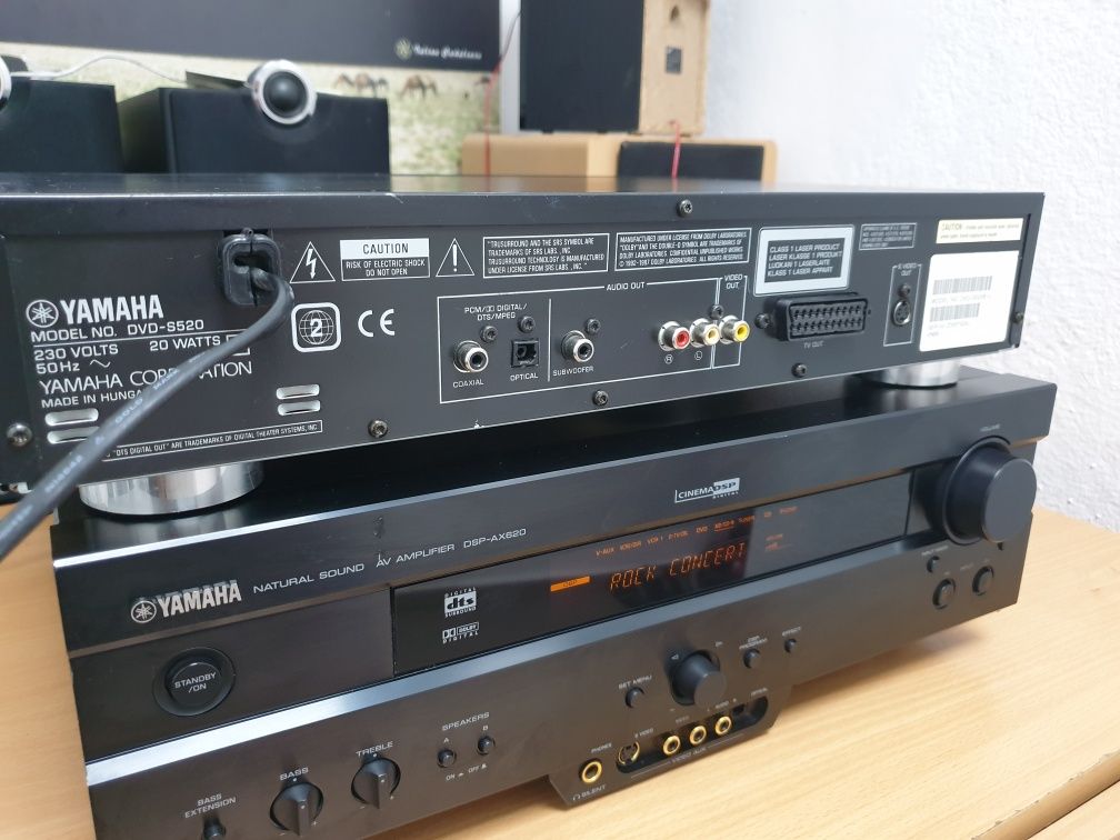 Linie audio Yamaha DSP- AX620, DVD-S520