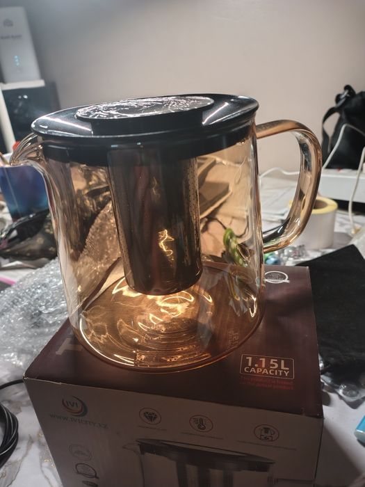 Чайник заварной с ситом 1.15 литра