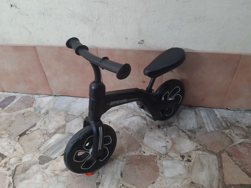 Bicicleta fara pedale lorelli premium Spider black copii