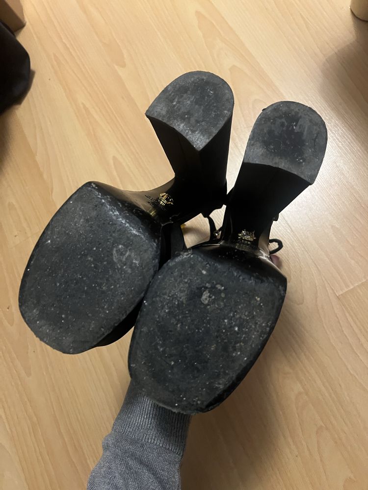 Versace Medusa Platform Heels