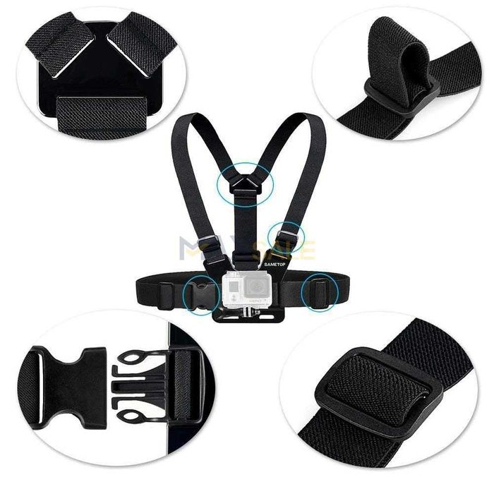 GoPro Лента стойка гърди garv екшън камери нагръдник гопро DJI Sony