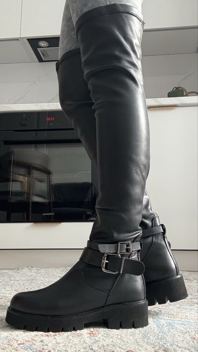 Сапоги ботфорты в отличном состоянии на осень