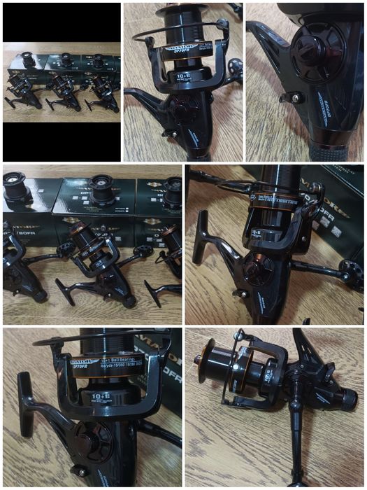 SET 3 Mulinete AVIATOR DP70 10+1 Rulmenti cu BaitRunner