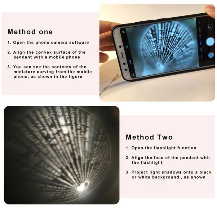 Inel cu proiectie mesaj "te iubesc" in 100 limbi. Nou. Ideal cadou