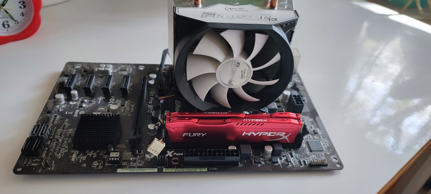 Комплект AsRock H81 Pro BTC, Intel i5-4690K, 16 RAM, Arctic Freezer 13