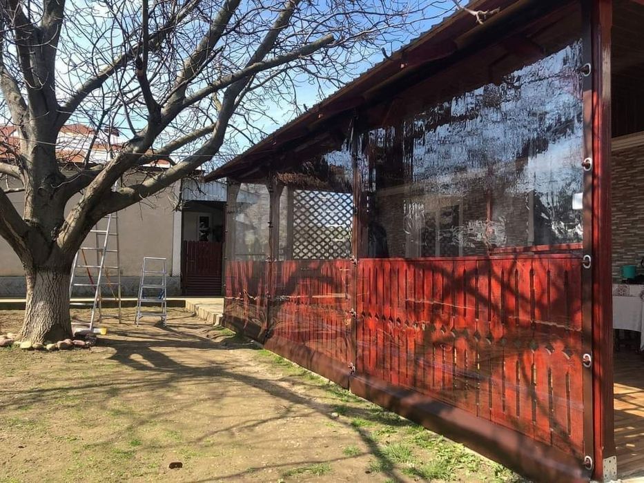 Folie transparenta PVC  terase si foisoare, folii terasa