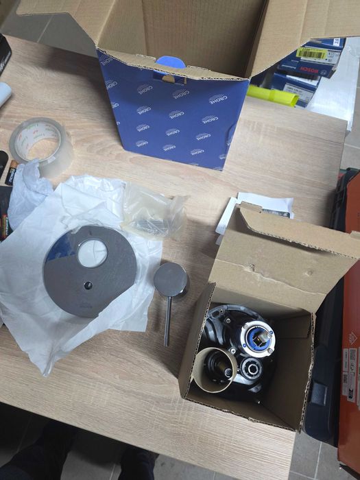 Baterie cada si dus Grohe Eurosmart monocomanda