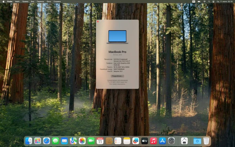 MacBook Pro 2019 16 dyum