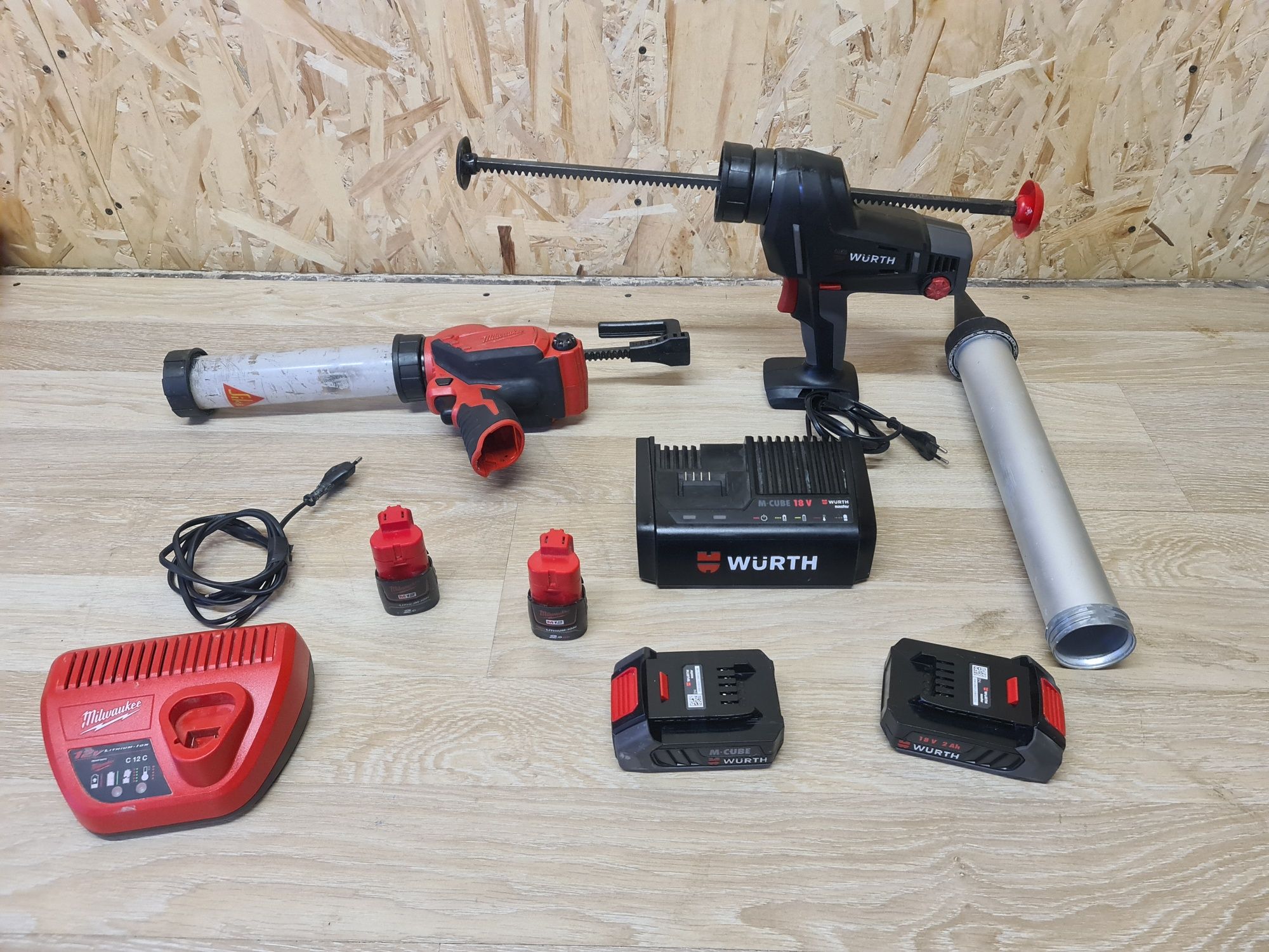 Pistol silicon wurth milwaukee m 12