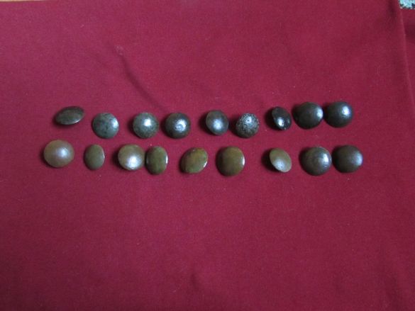 Оригинални копчета от униформа РТОВ