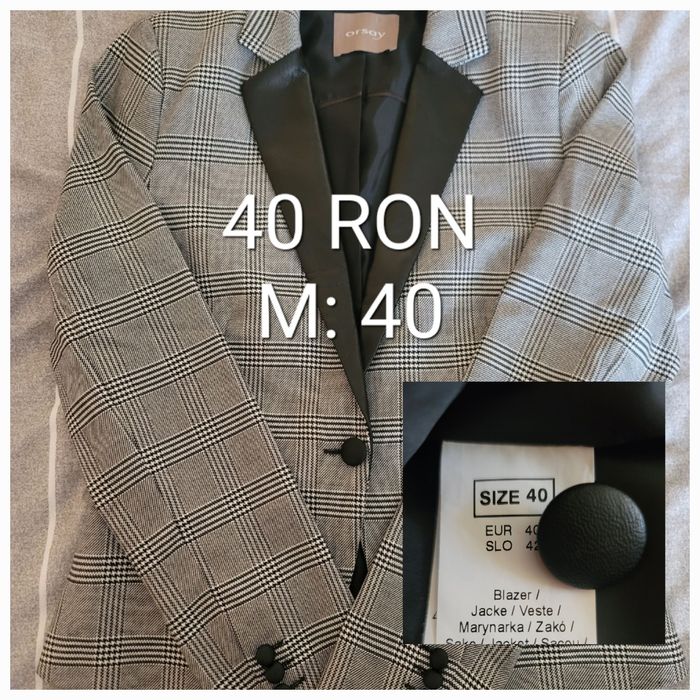 Sacou nou, a fost doar spalat