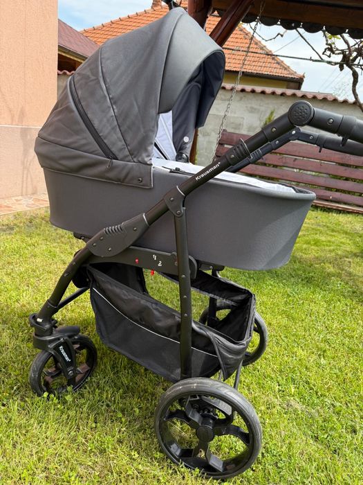 Cărucior Krausman 3 în 1 Combo Max Grey
