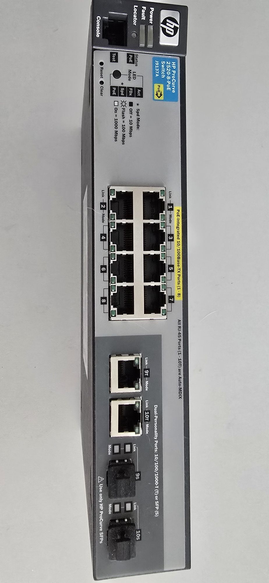 Комутатор PoE, HP proCurve за части