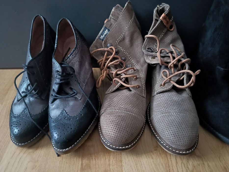 LOT Ghete/ botine dama mărimea 36 piele tot pentru 179 lei