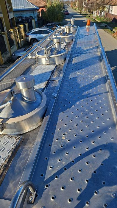 Remorca cisterna agricola inox