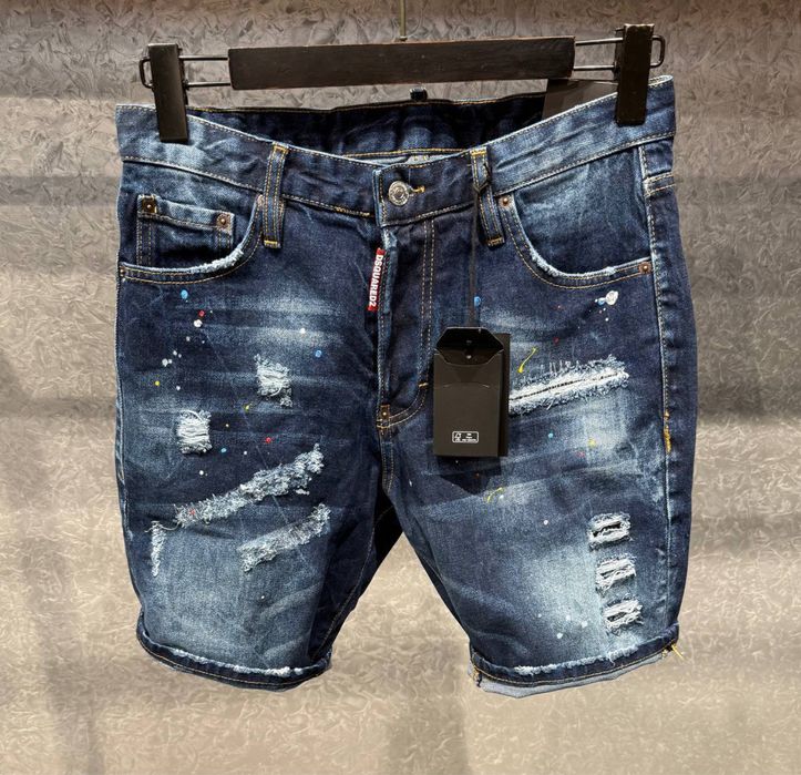 Най-висок клас мъжки къси дънкови панталони Dsquared2