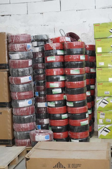 Pv kabellar quyosh panellari uchun Кабели для солнечней установки