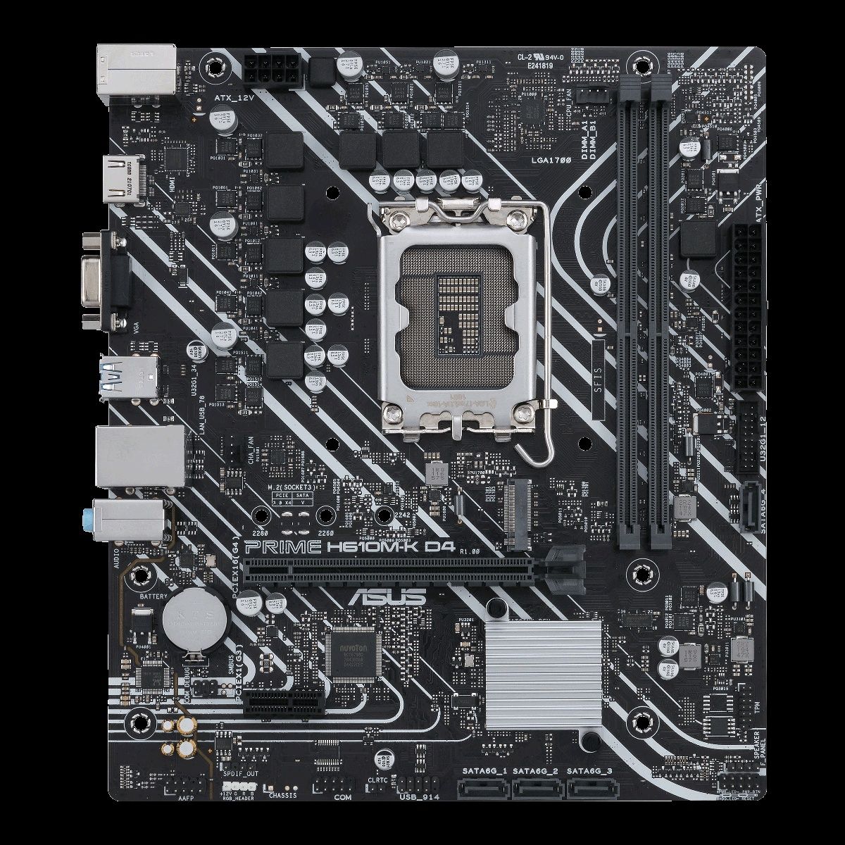H610 ASUS Core i3 13100f new
