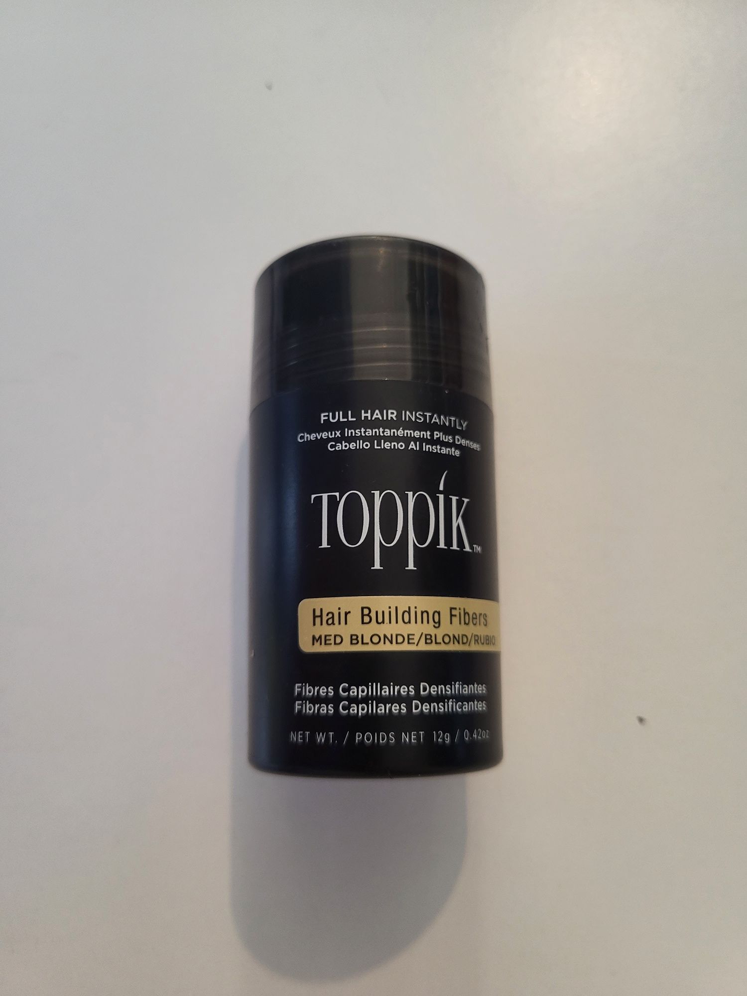 Toppik Hair Building Fibers, Medium Blonde, volum par 12g