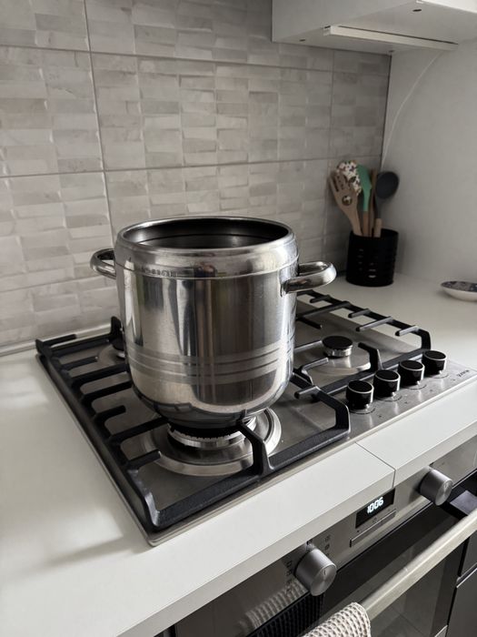 Oala inteligenta presiune inox, cu capac 10 l,