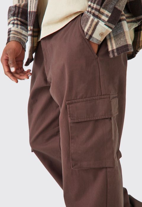 Мъжки карго панталони boohoooMAN - размери 30/S и 34/S-M