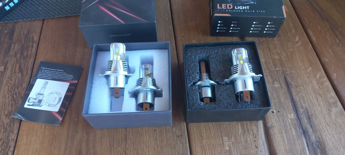 Becuri auto led și kituri xenon h1,h4,h7 noi