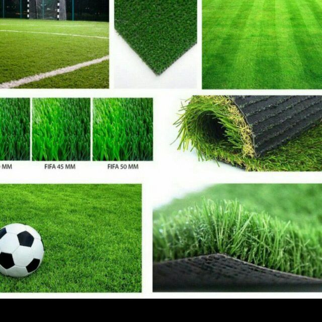 Искусственный газон, ландшафтный и детский площадок. стадион Курамиза