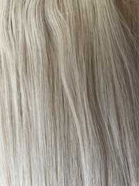 Руса треса на кичури от естествен косъм