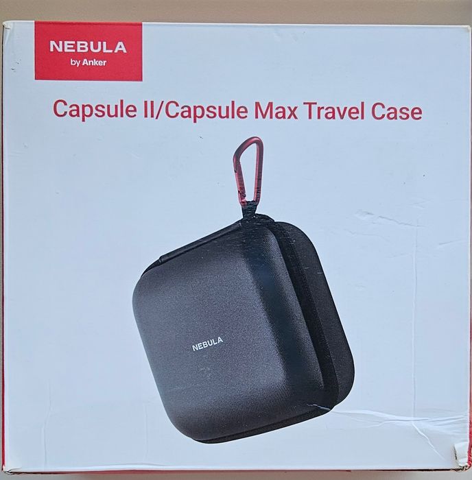 NEBULA Capsule Max Official Travel Case, By Anker, Polyurethane Leathe