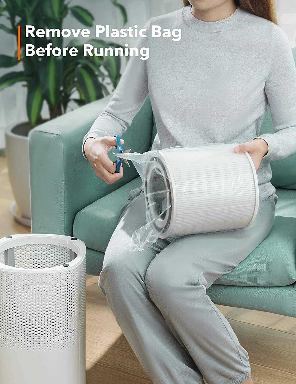 TaoTronics Air Purifier-пречиствател на въздух, с H13 HEPA филтър