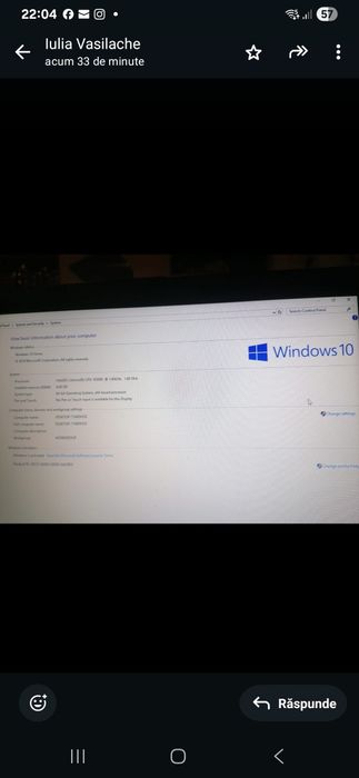 Vând  Laptop marca HP