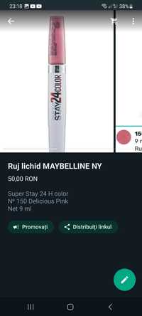 Ruj lichid maybelline ny