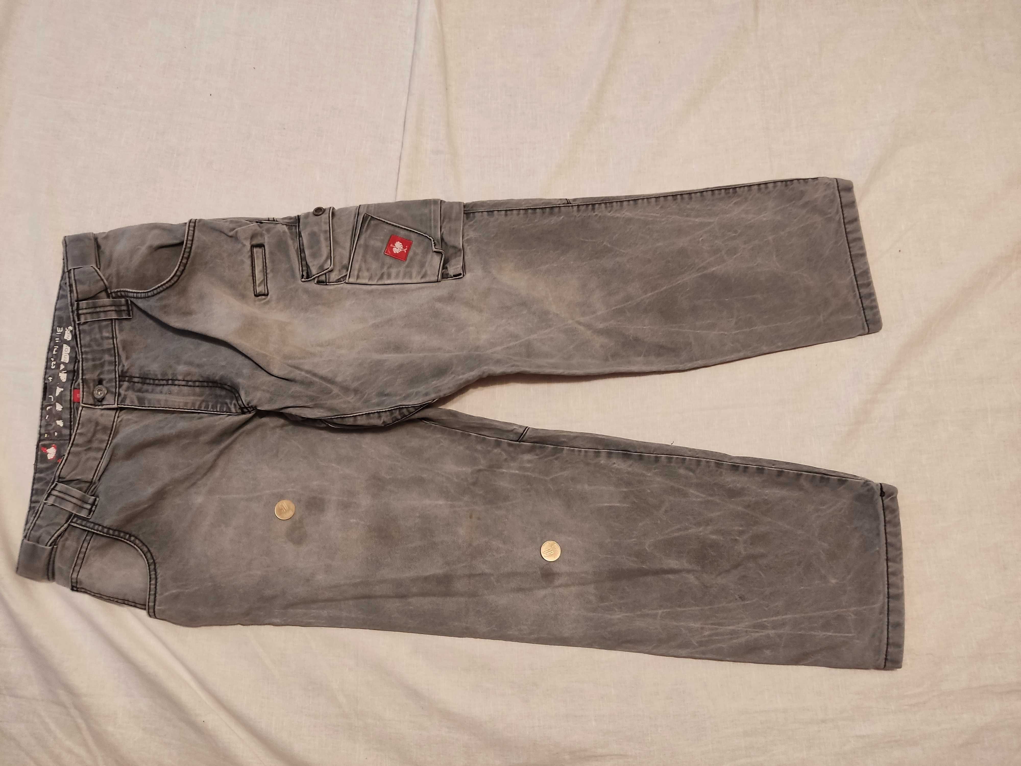 Pantaloni ENGELBERT STRAUSS blugi jeans 48cm talie salopeta munca